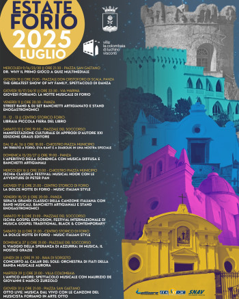 ESTATE FORIO 2025: UN TRIBUTO A FORIO, EVA KANT E A DIABOLIK 
