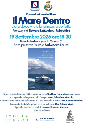 Presentazione del libro “Il Mare Dentro – Dalla dolce vita alla tempesta perfetta”