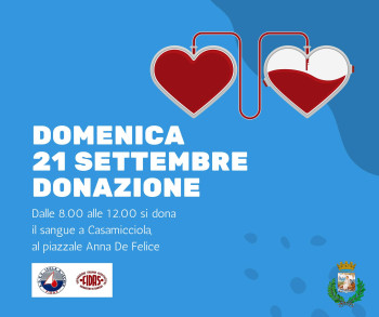 Donazione di sangue a Casamicciola
